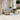 8-delige Loungeset met kussens poly rattan beige