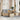 6-delige Loungeset met kussens poly rattan beige
