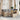 7-delige Loungeset met kussens poly rattan beige