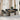 6-delige Loungeset met kussens poly rattan grijs