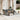 6-delige Loungeset met kussens poly rattan grijs