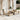 6-delige Loungeset met kussens poly rattan beige