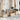 6-delige Loungeset met kussens poly rattan beige