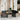 7-delige Loungeset met kussens poly rattan grijs