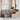 7-delige Loungeset met kussens poly rattan beige