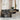 7-delige Loungeset met kussens poly rattan grijs