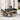 6-delige Loungeset met kussens poly rattan grijs