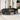 8-delige Loungeset met kussens poly rattan grijs