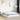Bedframe bewerkt hout wit 135x190 cm