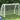 Kindervoetbaldoelen 2 st met bal 64x35x48 cm metaal wit