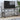 Tv-meubel met glazen blad 98x35x51 cm bewerkt hout grijs sonoma