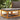 Tuinvoetenbank met kussen 65x65x29 massief acaciahout