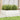 Plantenbak 100x100x23 cm massief grenenhout wit