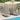 3-delige Ligbeddenset met kussens poly rattan beige