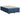 Bedframe zonder matras 120x200 cm stof blauw