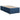 Bedframe zonder matras 90x200 cm stof blauw