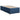Bedframe zonder matras 100x200 cm stof blauw