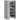 Schoenenkast 52x37,5x100 cm bewerkt hout grijs sonoma eiken