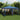 Partytent met 8 mesh zijwanden 4x4 m HDPE blauw