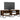 Tv-meubel 122x34x41 cm bewerkt hout gerookt eikenkleurig