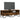 Tv-meubel 122x34x41 cm bewerkt hout gerookt eikenkleurig