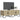 Tv-meubel 122x34x41 cm bewerkt hout sonoma eikenkleurig