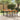 Tuin Eetset 5 pcs Zwart en bruin 180 x 90 x 75 cm