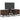 Tv-meubel 120x35x41 cm bewerkt hout metaal bruin eikenkleur