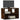 Tv-meubel 60x31x39,5cm bewerkt hout metaal gerookt eikenkleurig