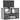 Tv-meubel 60x31x39,5 cm bewerkt hout metaal grijs sonoma eiken