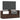 Tv-meubel 100x31x39,5 cm bewerkt hout metaal bruin eikenkleurig