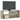Tv-meubel 100x31x39,5cm bewerkt hout metaal sonoma eikenkleurig