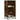 Schoenenrek 48x38x97,5 cm bewerkt hout gerookt eikenkleurig
