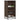 Schoenenrek 48x38x97,5 cm bewerkt hout bruin eikenkleurig