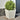 Plantenbakken 2 st 40x40x40 cm staal wit