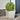 Plantenbank 40x40x40 cm roestvrij staal