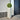 Plantenbakken 2 st driehoek 30x26x75 cm staal wit