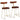 Barkrukken 2 st 49x43x79 cm massief mangohout