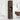 Badkamerkast 35x37,5x188,5 cm hout en metaal bruin eikenkleurig