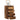 Ladekast 40x41x76 cm bewerkt hout oud houtkleurig