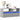 Tv-wandmeubel met LED-verlichting 100x31x45 cm grijs sonoma