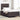 Boxspring bed met matras Donkerbruin 120 x 190 cm Stof