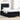 Boxspring bed met matras met hoofdeinde Zwart 120 x 200 cm Stof