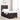 Boxspring bed met matras Donkerbruin 90 x 200 cm Stof
