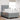 Boxspring bed met hoofdeinde Lichtgrijs 120 x 190 cm Stof