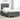 Boxspring bed met hoofdeinde Donkergrijs 120 x 190 cm Stof