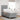 Boxspring bed met hoofdeinde Lichtgrijs 80 x 200 cm Stof