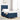 Boxspring bed met hoofdeinde Blauw 100 x 200 cm Stof