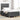 Boxspring bed met hoofdeinde Donkergrijs 120 x 190 cm Stof