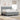 Boxspring bed met hoofdeinde Lichtgrijs 200 x 200 cm Stof